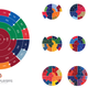 Illustration for article titled All the Major Sport Competitions Since 1903 Condensed In Beautiful Circular Graphics
